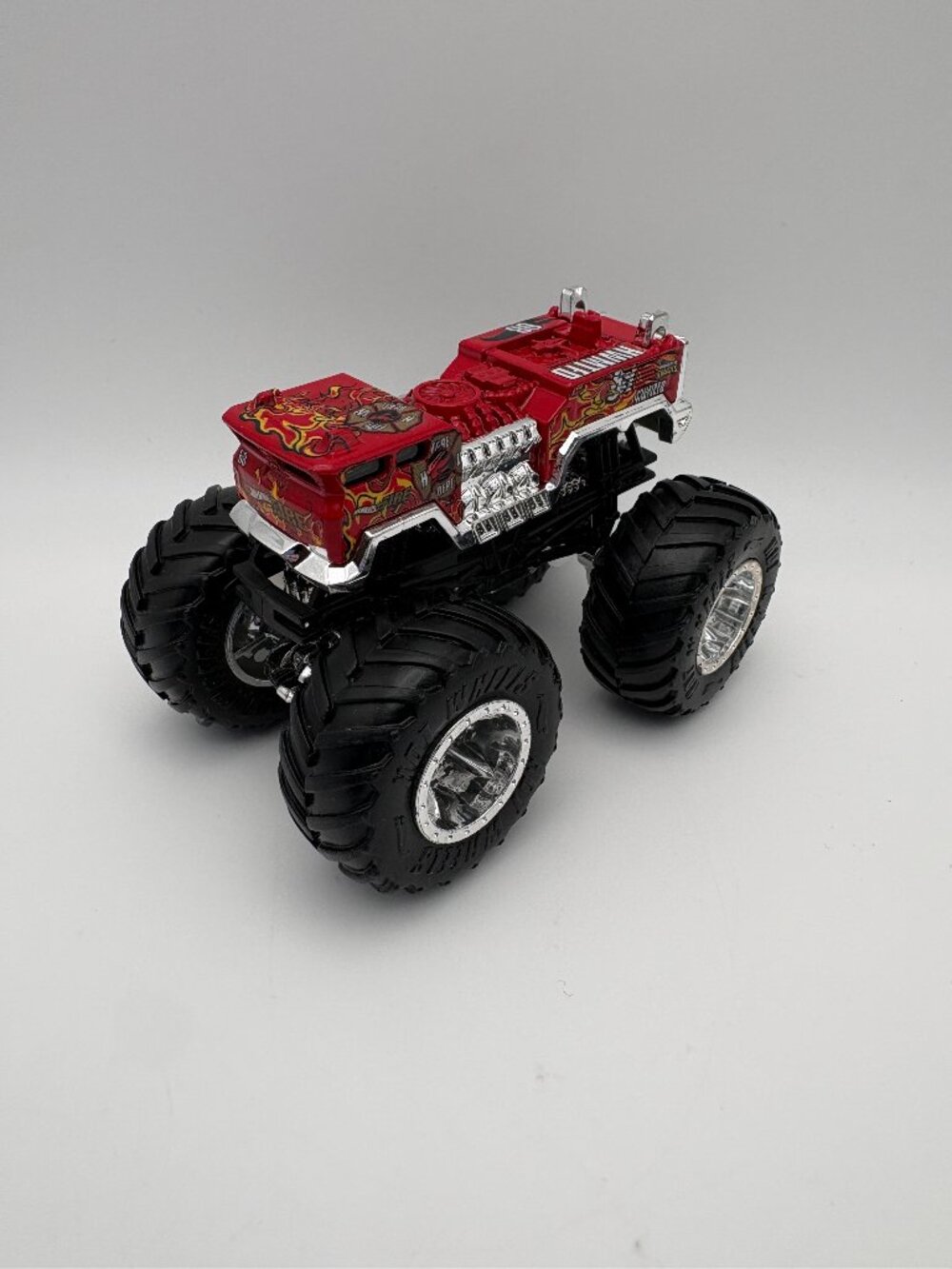 Hot Wheels Monster Truck 5 Alarm Firetruck 1:64 Diecast *READ NOTES*(SKU: 906TO)